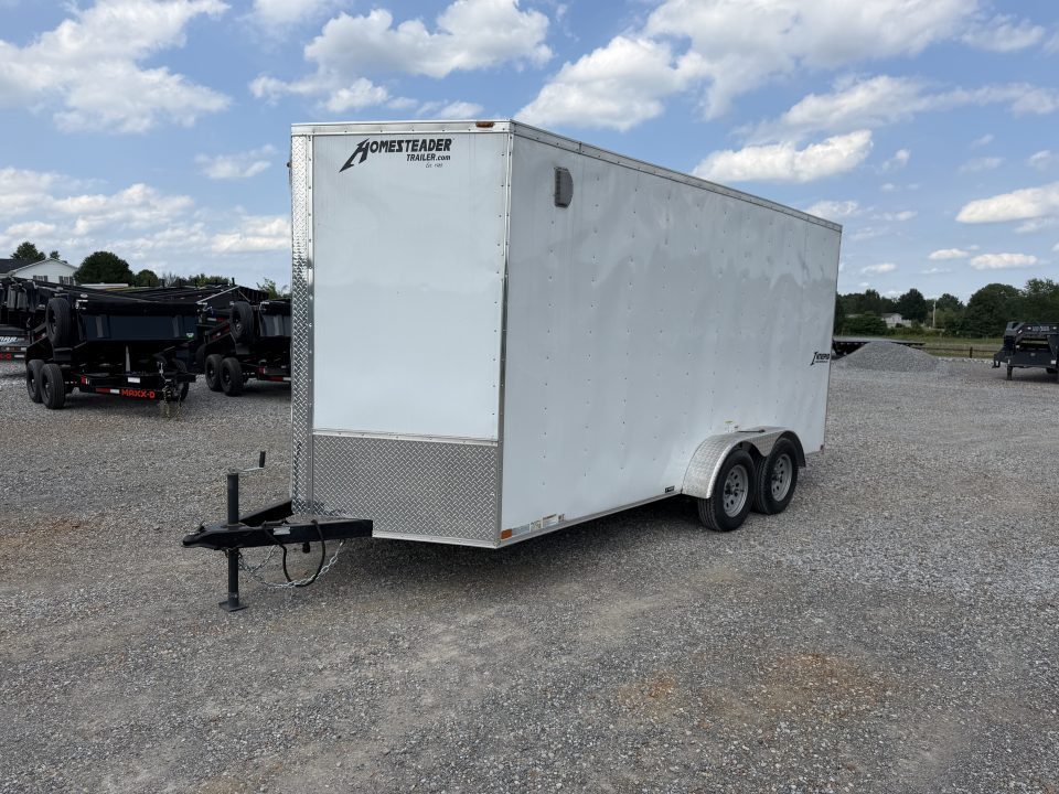Used 2022 Homesteader 7'X16' 7K GVWR Enclosed Trailer