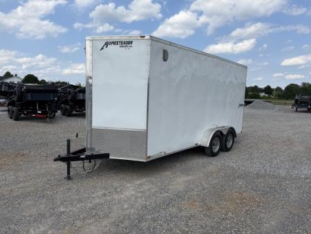 Used 2022 Homesteader 7'X16' 7K GVWR Enclosed Trailer