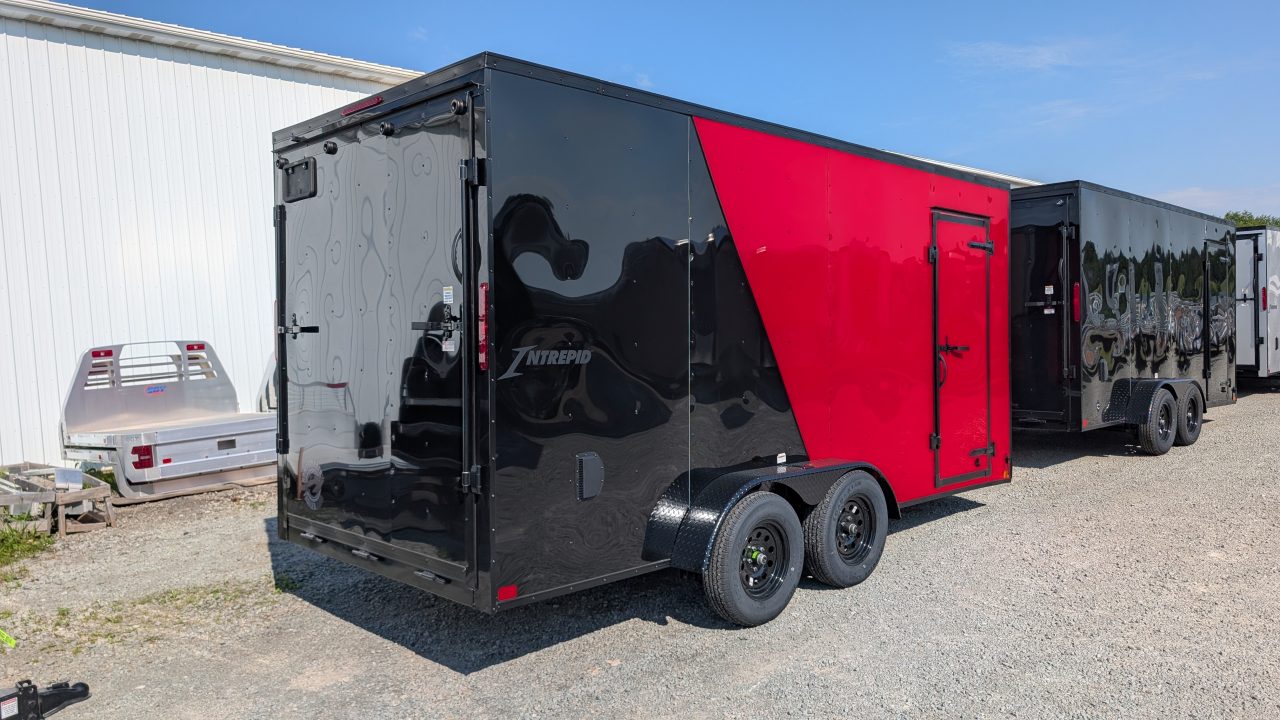 New 2027 Homesteader 7x16 Intrepid V-Nose Cargo Trailer w/ Ramp Door (84" Inside)