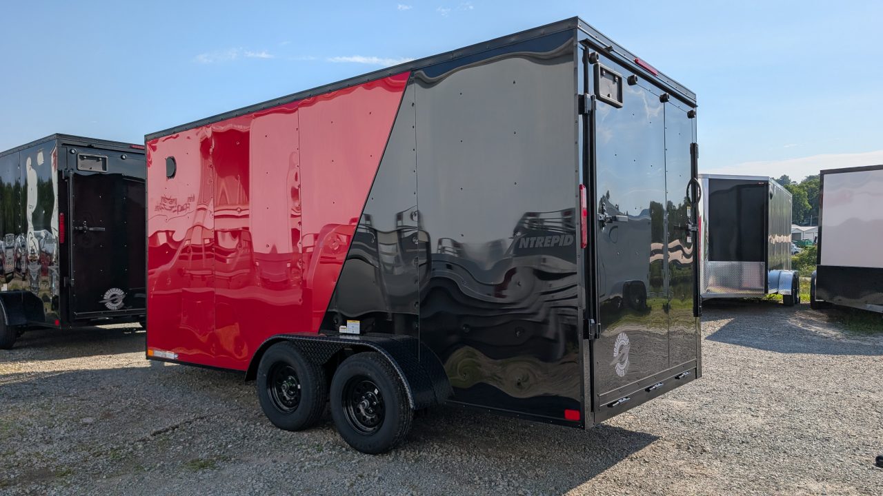 New 2027 Homesteader 7x16 Intrepid V-Nose Cargo Trailer w/ Ramp Door (84" Inside)