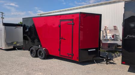 New 2027 Homesteader 7x16 Intrepid V-Nose Cargo Trailer w/ Ramp Door (84  Inside)