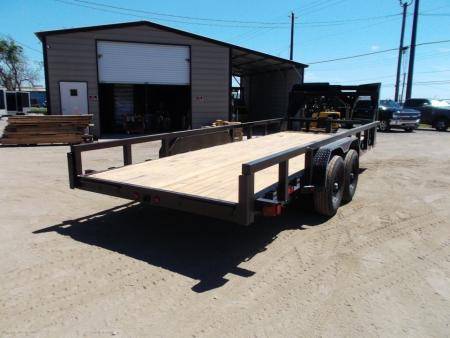 New 2026 Longhorn Trailers 83x20 Gooseneck 14K Utility Trailer / Lowboy Trailer / 7000# Axles / 3" Square Tubing / 5ft Heavy Duty Stow Away Ramps / LED Lights