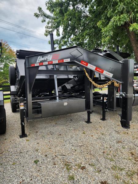 New 2026 Liberty 16K 83x16' Gooseneck Dump-Arsenal Gray