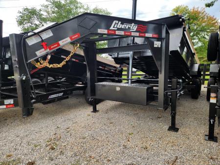 New 2026 Liberty 16K 83x16' Gooseneck Dump-Arsenal Gray