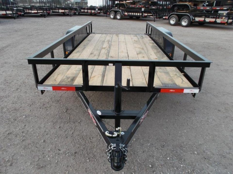 New 2026 Longhorn Trailers 83x16 Tandem Axle Utility Trailer / ATV Trailer / Side by Side Trailer / 2ft Dovetail / 2ft Ramp Gate