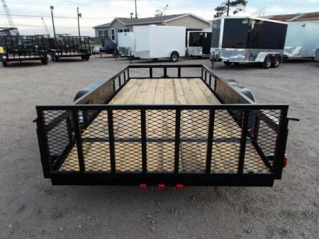 New 2026 Longhorn Trailers 83x16 Tandem Axle Utility Trailer / ATV Trailer / Side by Side Trailer / 2ft Dovetail / 2ft Ramp Gate