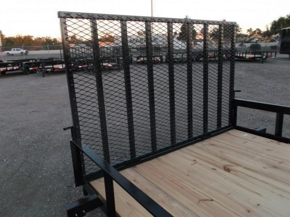 New 2026 Longhorn Trailers 83x14 Tandem Axle Utility Trailer / Lowboy Utility Trailer / 4ft Heavy Duty Ramp Gate / Electric Brakes / LED Lights