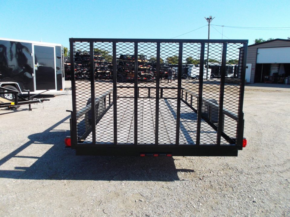 New 2026 Longhorn Trailers 77x14 Utility Trailer / 4ft Heavy Duty Ramp Gate / LED Lights