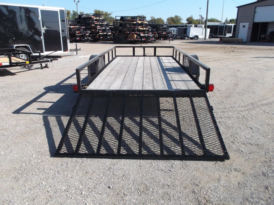 New 2026 Longhorn Trailers 77x14 Utility Trailer / 4ft Heavy Duty Ramp Gate / LED Lights