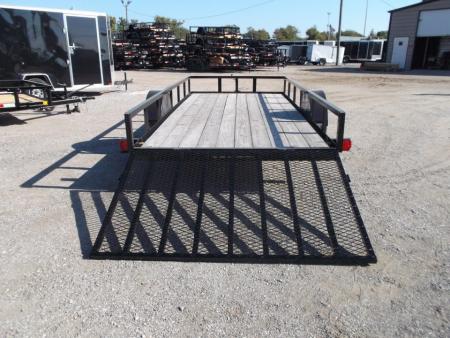 New 2026 Longhorn Trailers 77x14 Utility Trailer / 4ft Heavy Duty Ramp Gate / LED Lights