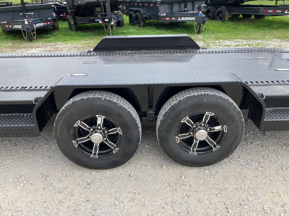 New 2027 MAXX-D 83x24 TANDEM 9.9K CARHAULER W/ ALUM WHEELS, WINCH PLATE, ROCK SHIELD & E-TRACK Car Hauler