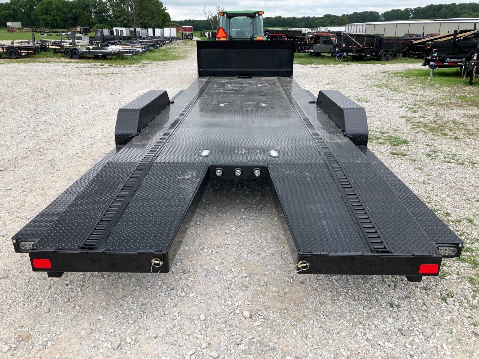New 2027 MAXX-D 83x24 TANDEM 9.9K CARHAULER W/ ALUM WHEELS, WINCH PLATE, ROCK SHIELD & E-TRACK Car Hauler