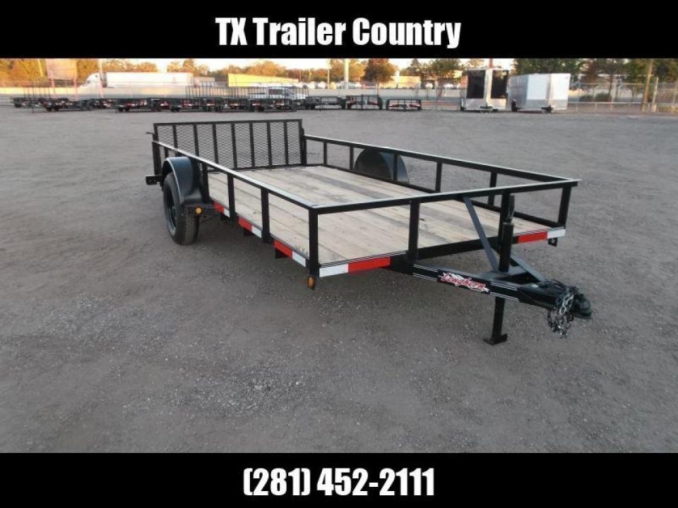 New 2026 Longhorn Trailers 77x14 Single Axle Utility Trailer / Side by Side Trailer / 2ft Dovetail / 2ft Ramp Gate / LED Lights