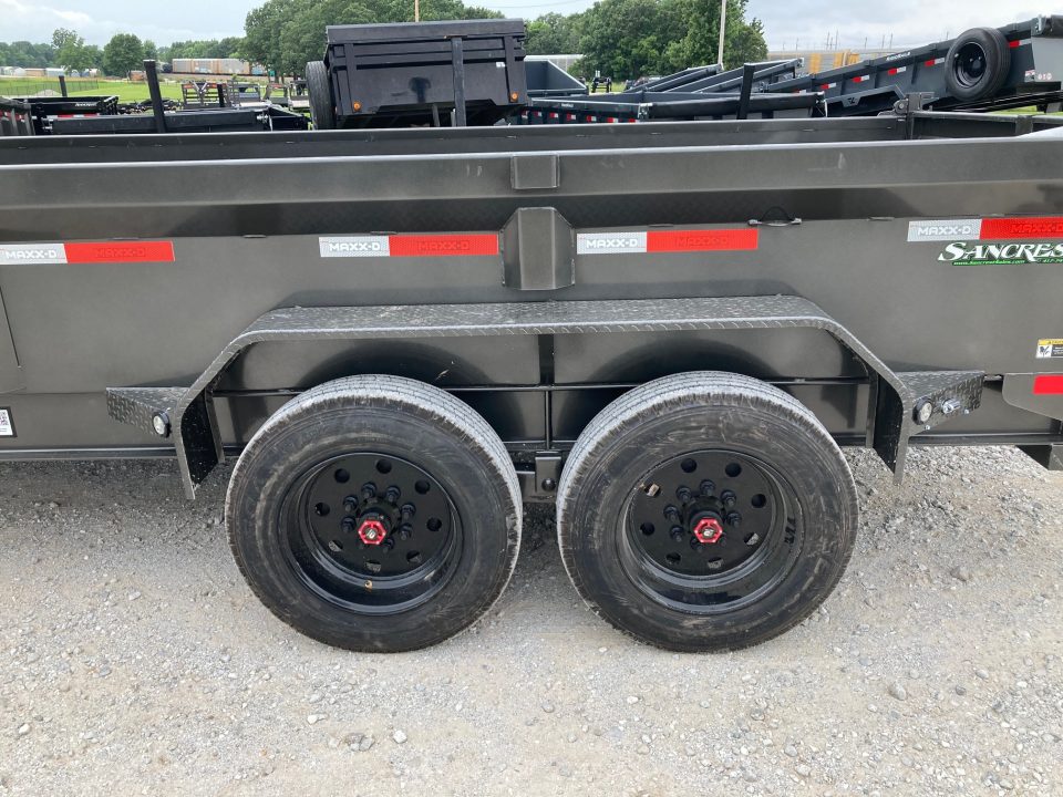 New 2027 MAXX-D 83X16 TANDEM 17.5K DUMP W/ 7GA FLOOR, 2' SIDES, SLIDE IN RAMP & WIRELESS REMOTE Dump Trailer
