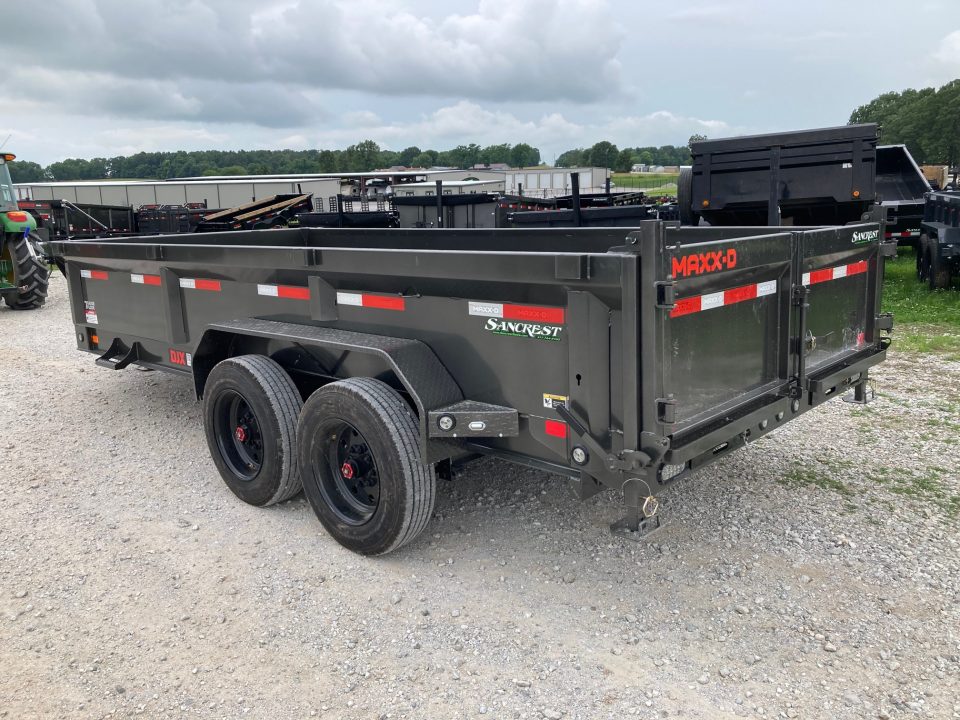New 2027 MAXX-D 83X16 TANDEM 17.5K DUMP W/ 7GA FLOOR, 2' SIDES, SLIDE IN RAMP & WIRELESS REMOTE Dump Trailer