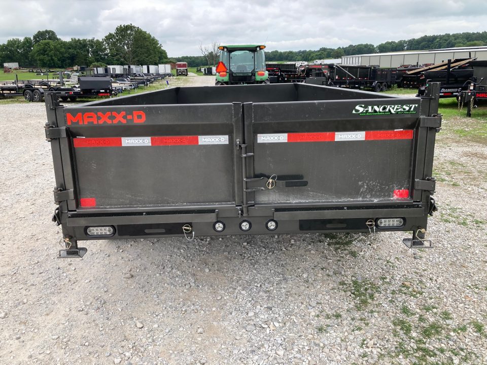 New 2027 MAXX-D 83X16 TANDEM 17.5K DUMP W/ 7GA FLOOR, 2' SIDES, SLIDE IN RAMP & WIRELESS REMOTE Dump Trailer