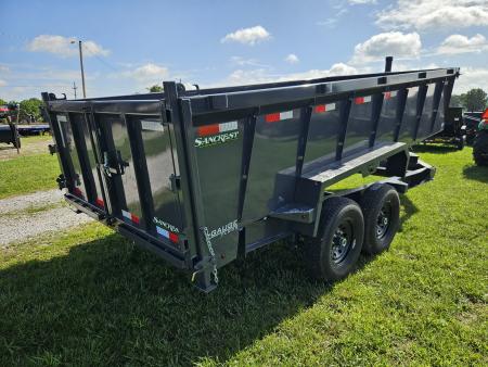 New 2026 Lamar 83X16 TANDEM 14K TELESCOPIC DUMP W/36" SIDES & 7 GAUGE FLOOR