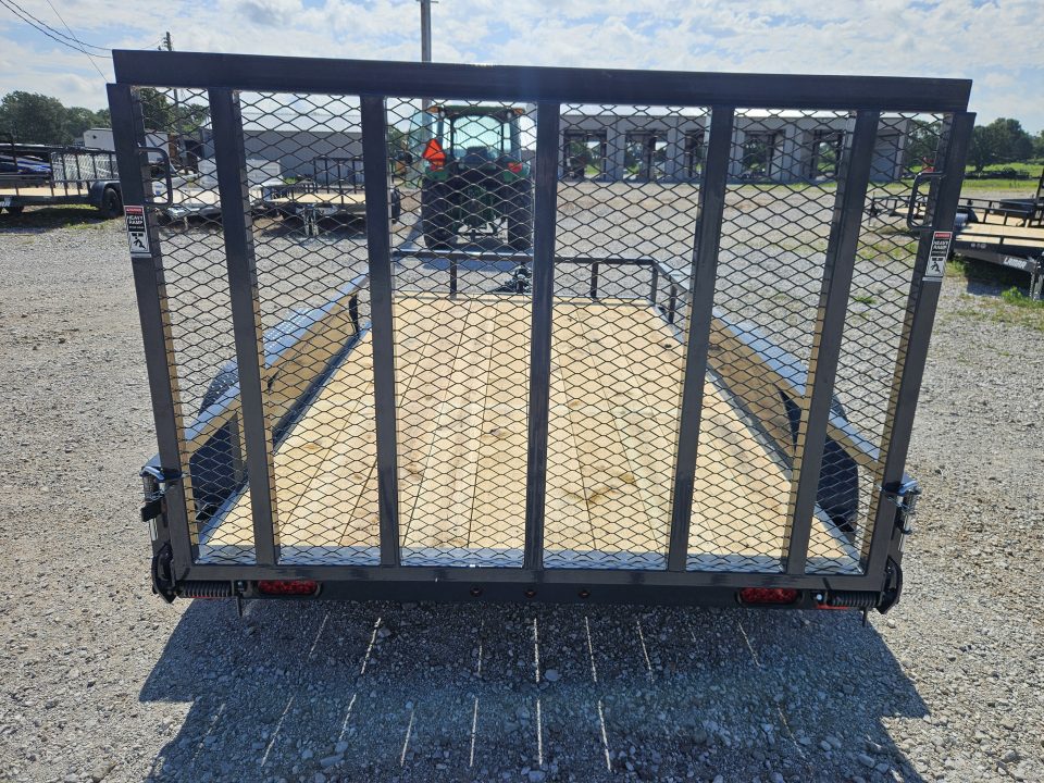 New 2026 Lamar 77X12 TANDEM 7K TUBETOP UTILITY W/4' SPRING GATE