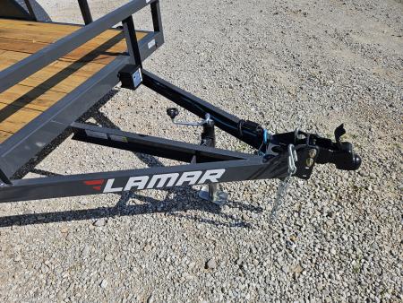 New 2026 Lamar 77X12 TANDEM 7K TUBETOP UTILITY W/4' SPRING GATE