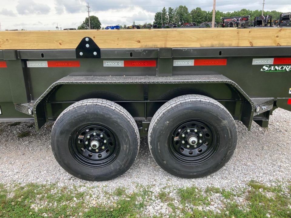 New 2026 MAXX-D 83X14 TANDEM 14K DUMP W/ 18" SIDES & SLIDE IN RAMPS Dump Trailer