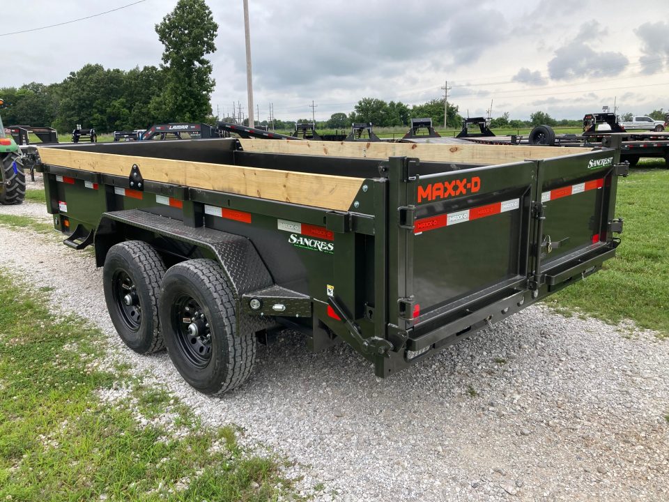 New 2026 MAXX-D 83X14 TANDEM 14K DUMP W/ 18" SIDES & SLIDE IN RAMPS Dump Trailer
