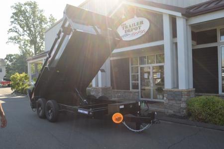 New SURE-TRAC 7' x 14' HEAVY DUTY SCISSOR DUMP TRAILER 14K