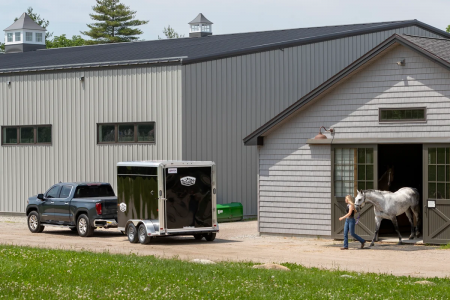New 2026 Frontier Trailers Colt Big Sky Combo/Slant Load Series 2 Horse Trailer