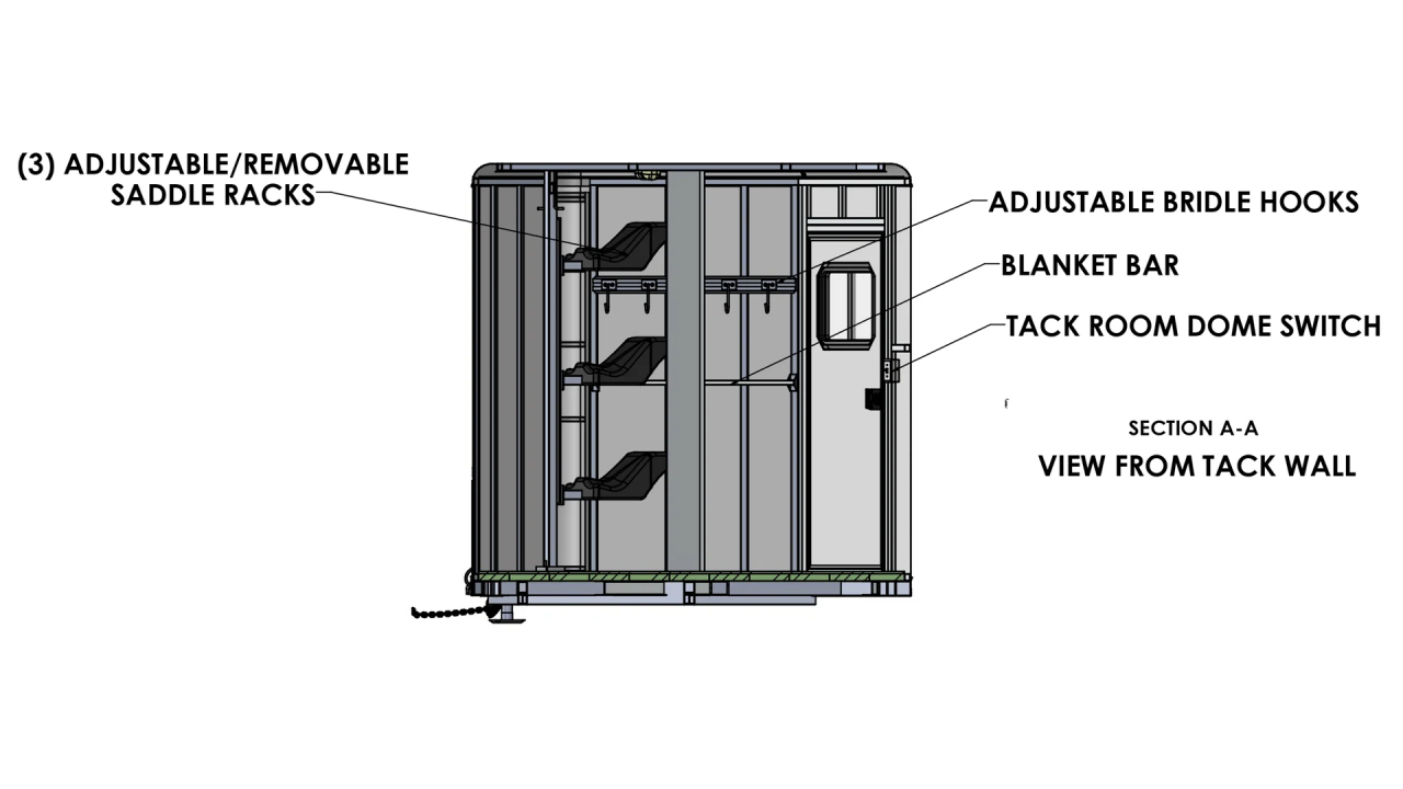 New 2026 Frontier Trailers 3 Horse Bumper Pull Horse Trailer with Front Tack Area Horse Trailer