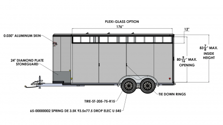 New 2026 Frontier Trailers 3 Horse Bumper Pull Horse Trailer with Front Tack Area Horse Trailer