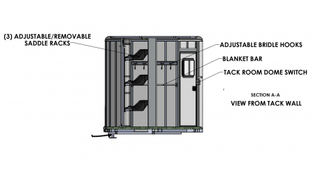 New 2026 Frontier Trailers 3 Horse Bumper Pull Horse Trailer with Front Tack Area Horse Trailer