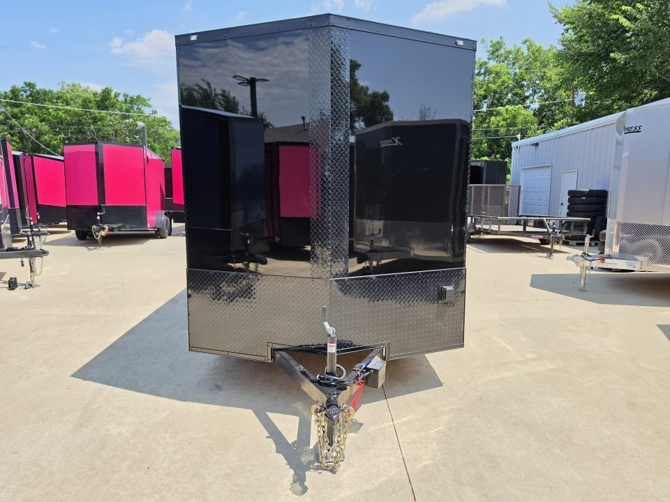 New 2026 New 7x16 TA Screwless Enclosed Vending Trailer | Blackout | Spoiler Package | 30 AMP Electric Pkg. | 7' Interior | .08 Polycor | Dexter Axles | 1164