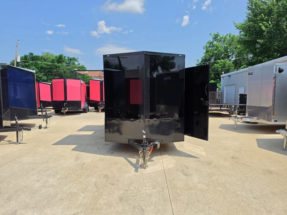 New 2026 New 7x16 TA Screwless Enclosed Vending Trailer | Blackout | Spoiler Package | 30 AMP Electric Pkg. | 7' Interior | .08 Polycor | Dexter Axles | 1164