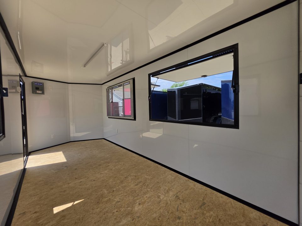 New 2026 New 7x16 TA Screwless Enclosed Vending Trailer | Blackout | Spoiler Package | 30 AMP Electric Pkg. | 7' Interior | .08 Polycor | Dexter Axles | 1164