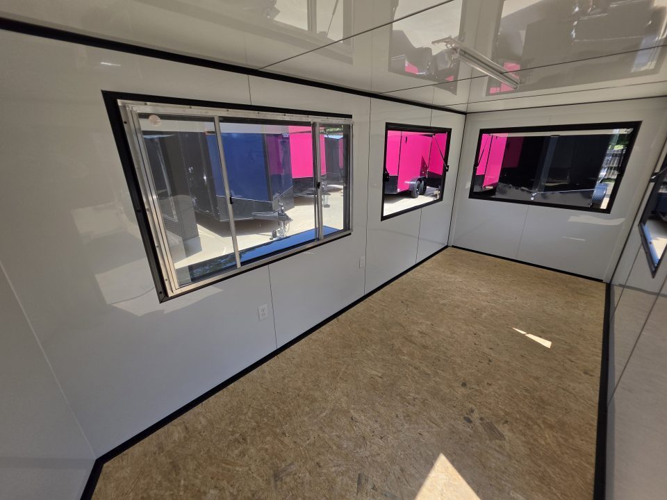 New 2026 New 7x16 TA Screwless Enclosed Vending Trailer | Blackout | Spoiler Package | 30 AMP Electric Pkg. | 7' Interior | .08 Polycor | Dexter Axles | 1164