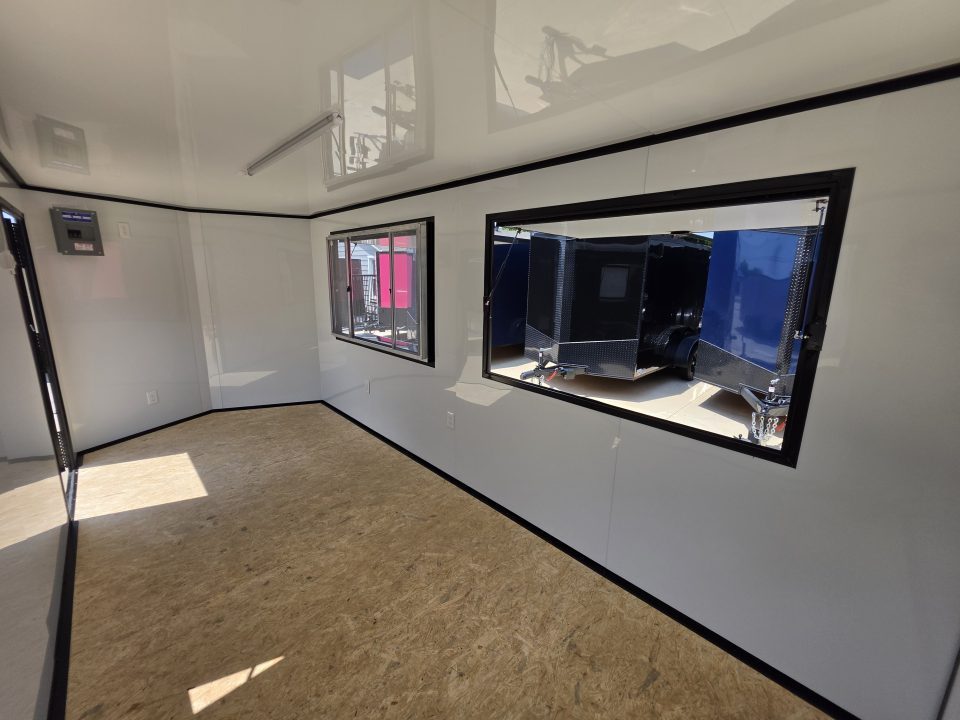 New 2026 New 7x16 TA Screwless Enclosed Vending Trailer | Blackout | Spoiler Package | 30 AMP Electric Pkg. | 7' Interior | .08 Polycor | Dexter Axles | 1164