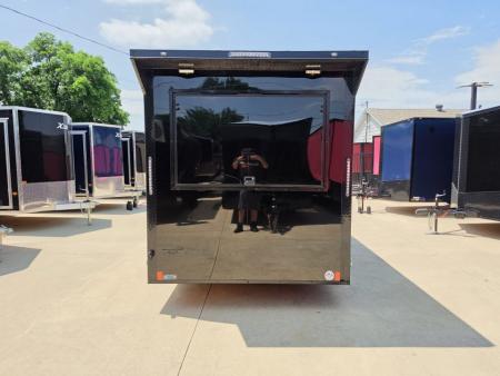 New 2026 New 7x16 TA Screwless Enclosed Vending Trailer | Blackout | Spoiler Package | 30 AMP Electric Pkg. | 7' Interior | .08 Polycor | Dexter Axles | 1164