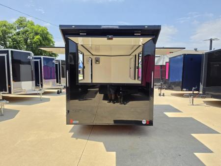 New 2026 New 7x16 TA Screwless Enclosed Vending Trailer | Blackout | Spoiler Package | 30 AMP Electric Pkg. | 7' Interior | .08 Polycor | Dexter Axles | 1164