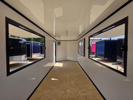 New 2026 New 7x16 TA Screwless Enclosed Vending Trailer | Blackout | Spoiler Package | 30 AMP Electric Pkg. | 7' Interior | .08 Polycor | Dexter Axles | 1164