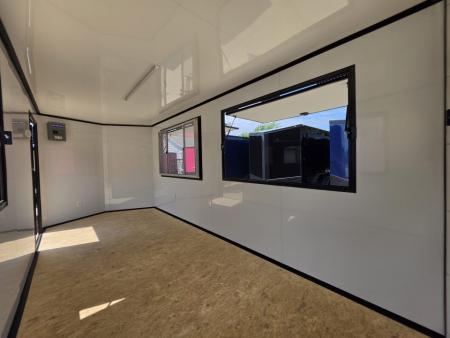 New 2026 New 7x16 TA Screwless Enclosed Vending Trailer | Blackout | Spoiler Package | 30 AMP Electric Pkg. | 7' Interior | .08 Polycor | Dexter Axles | 1164