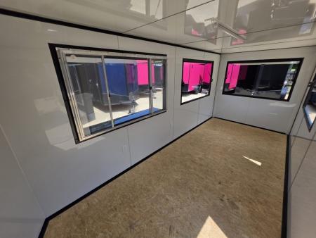 New 2026 New 7x16 TA Screwless Enclosed Vending Trailer | Blackout | Spoiler Package | 30 AMP Electric Pkg. | 7' Interior | .08 Polycor | Dexter Axles | 1164