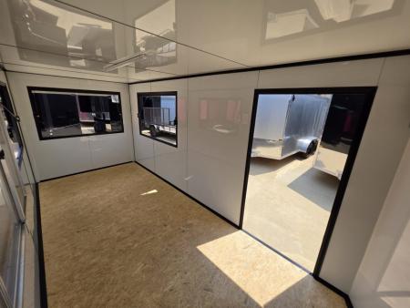 New 2026 New 7x16 TA Screwless Enclosed Vending Trailer | Blackout | Spoiler Package | 30 AMP Electric Pkg. | 7' Interior | .08 Polycor | Dexter Axles | 1164