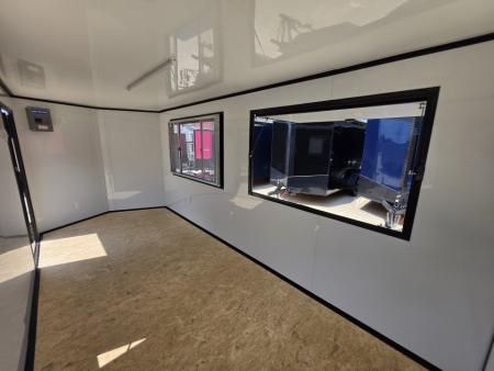 New 2026 New 7x16 TA Screwless Enclosed Vending Trailer | Blackout | Spoiler Package | 30 AMP Electric Pkg. | 7' Interior | .08 Polycor | Dexter Axles | 1164