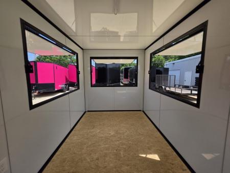 New 2026 New 7x16 TA Screwless Enclosed Vending Trailer | Blackout | Spoiler Package | 30 AMP Electric Pkg. | 7' Interior | .08 Polycor | Dexter Axles | 1164