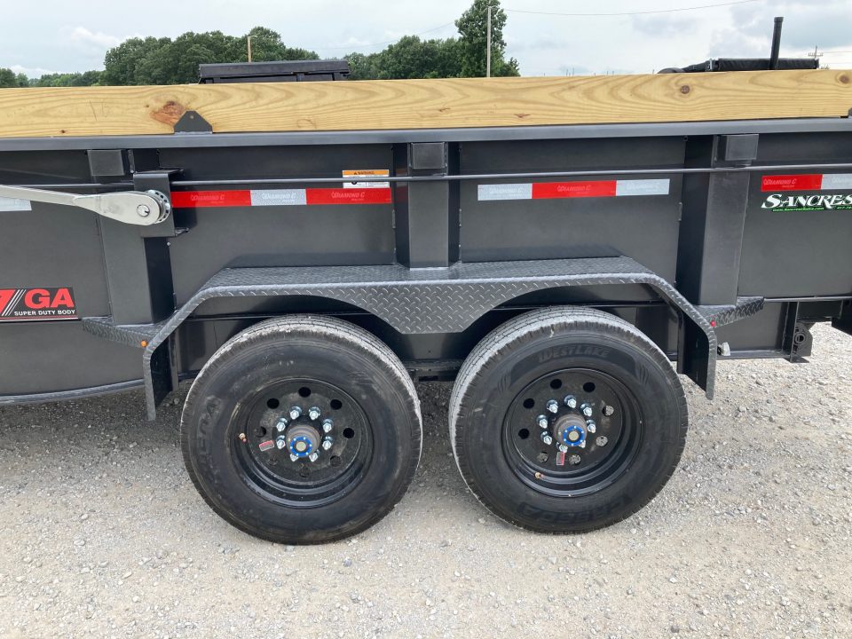 New 2026 Diamond C Trailers 82X16 TANDEM 20K GN TELESCOPIC DUMP W/ 24" SIDES, 7GA FLOOR, SLIDE IN RAMPS & SOLAR Dump Trailer