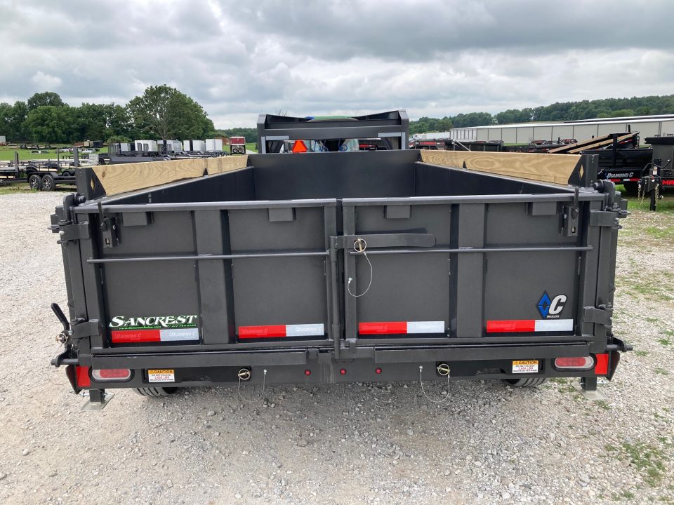 New 2026 Diamond C Trailers 82X16 TANDEM 20K GN TELESCOPIC DUMP W/ 24" SIDES, 7GA FLOOR, SLIDE IN RAMPS & SOLAR Dump Trailer
