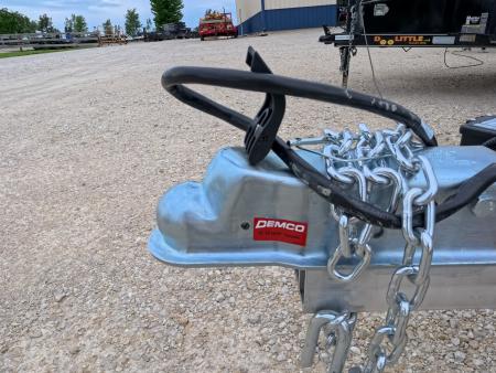New 2027 Aluma 81 x 16 Utility Trailer with Tandem Axles, Electric Brakes, Front Side Ramps, Solid Front and Side Panels, Bi-Fold Tailgate with 7K GVWR