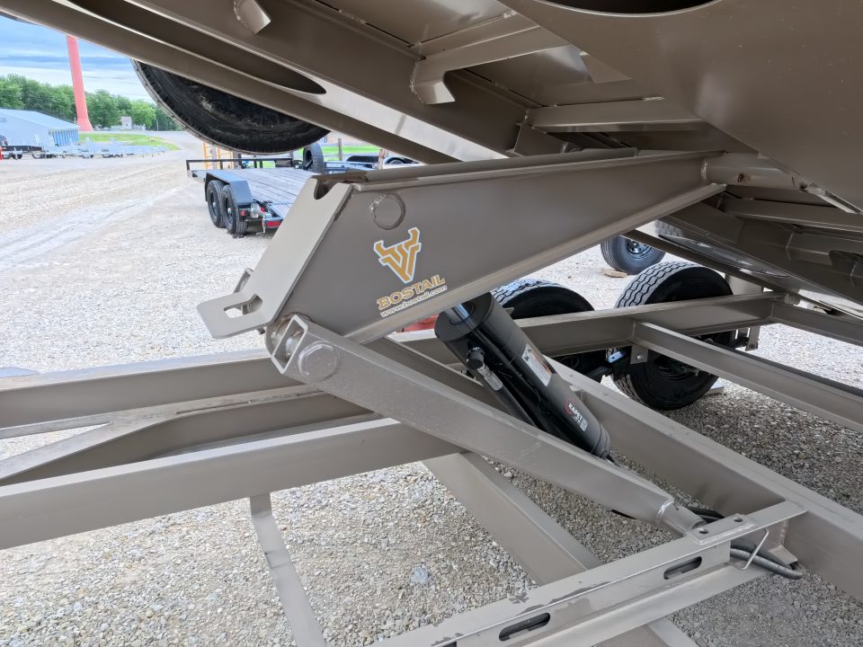 New 2026 Iron Bull 83x14 DTB Sniper Series Dump Trailer with 2- 7K Straight Axles, Electric Brakes, Slide-In Aluminum Ramps, Spare Tire and More!