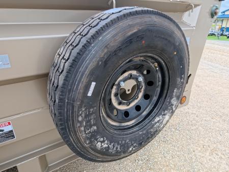 New 2026 Iron Bull 83x14 DTB Sniper Series Dump Trailer with 2- 7K Straight Axles, Electric Brakes, Slide-In Aluminum Ramps, Spare Tire and More!
