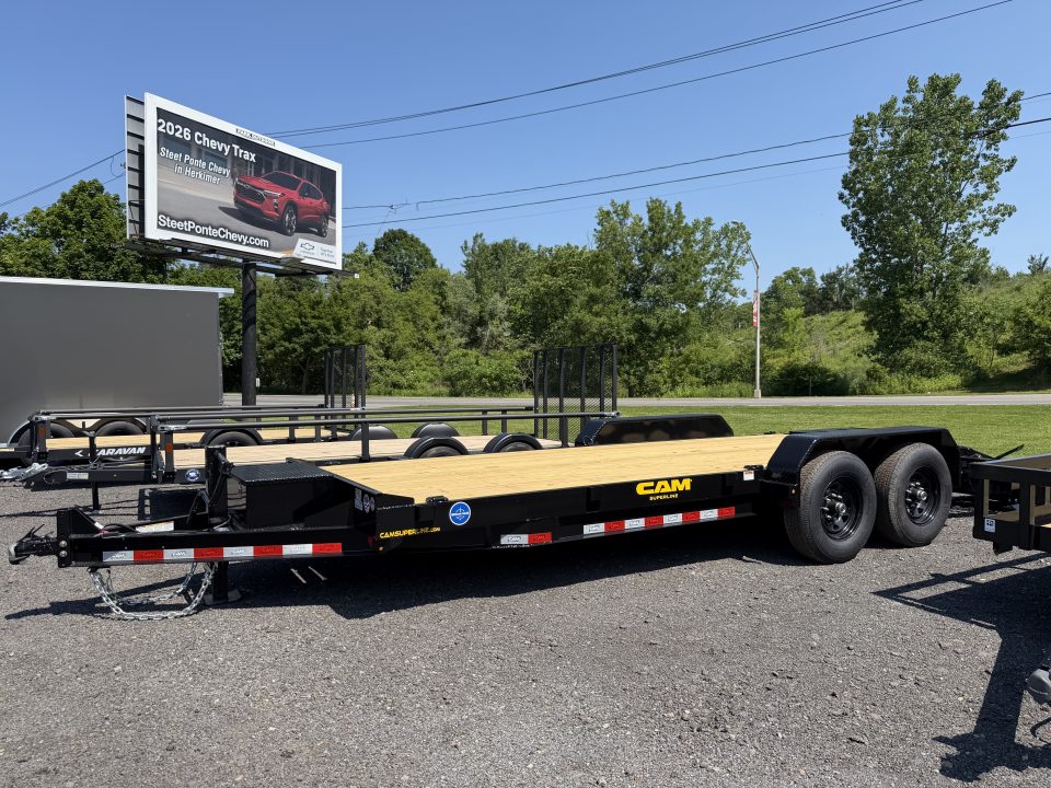 New 2026 Cam Superline 7X20 (17+3) Super Ramp Equipment Trailer 15.4K