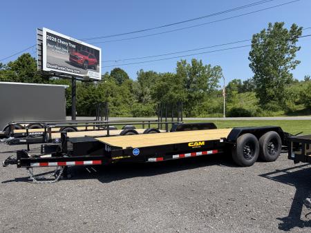 New 2026 Cam Superline 7X20 (17+3) Super Ramp Equipment Trailer 15.4K